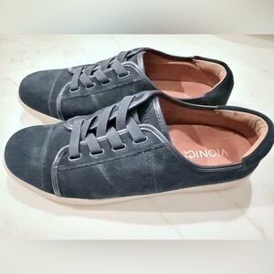 Vionic Navy Jean Suede Slip On Sneakers Sz 10W